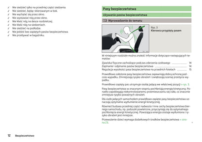 2015-2016 Skoda Superb Owner's Manual | Polish