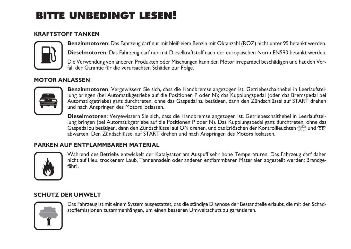 2009-2010 Fiat Croma Owner's Manual | German