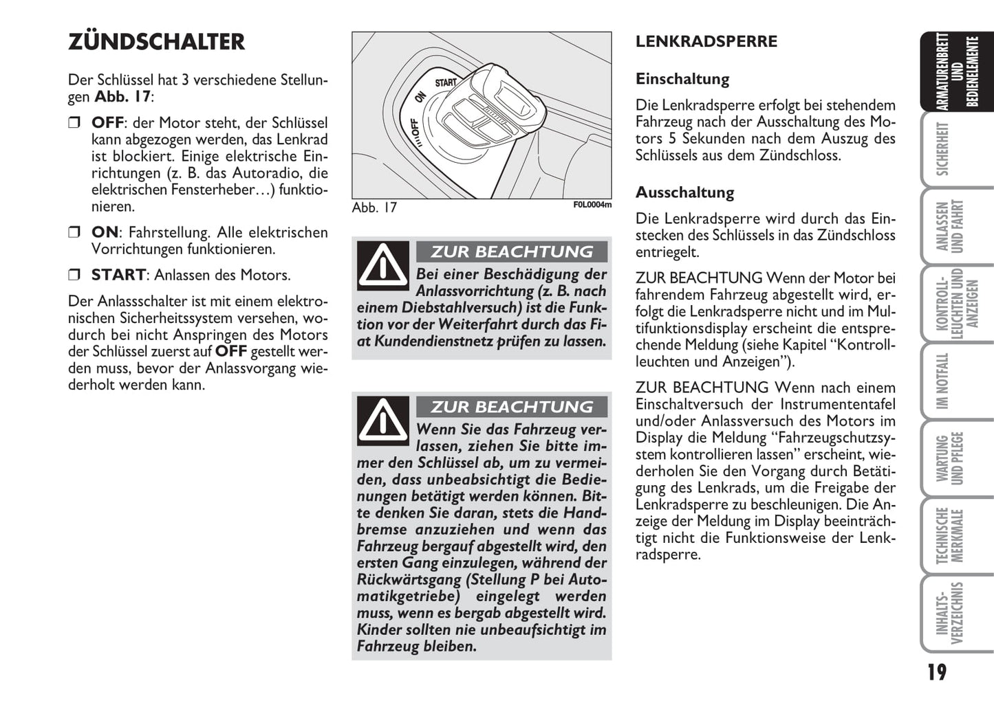 2009-2010 Fiat Croma Gebruikershandleiding | Duits