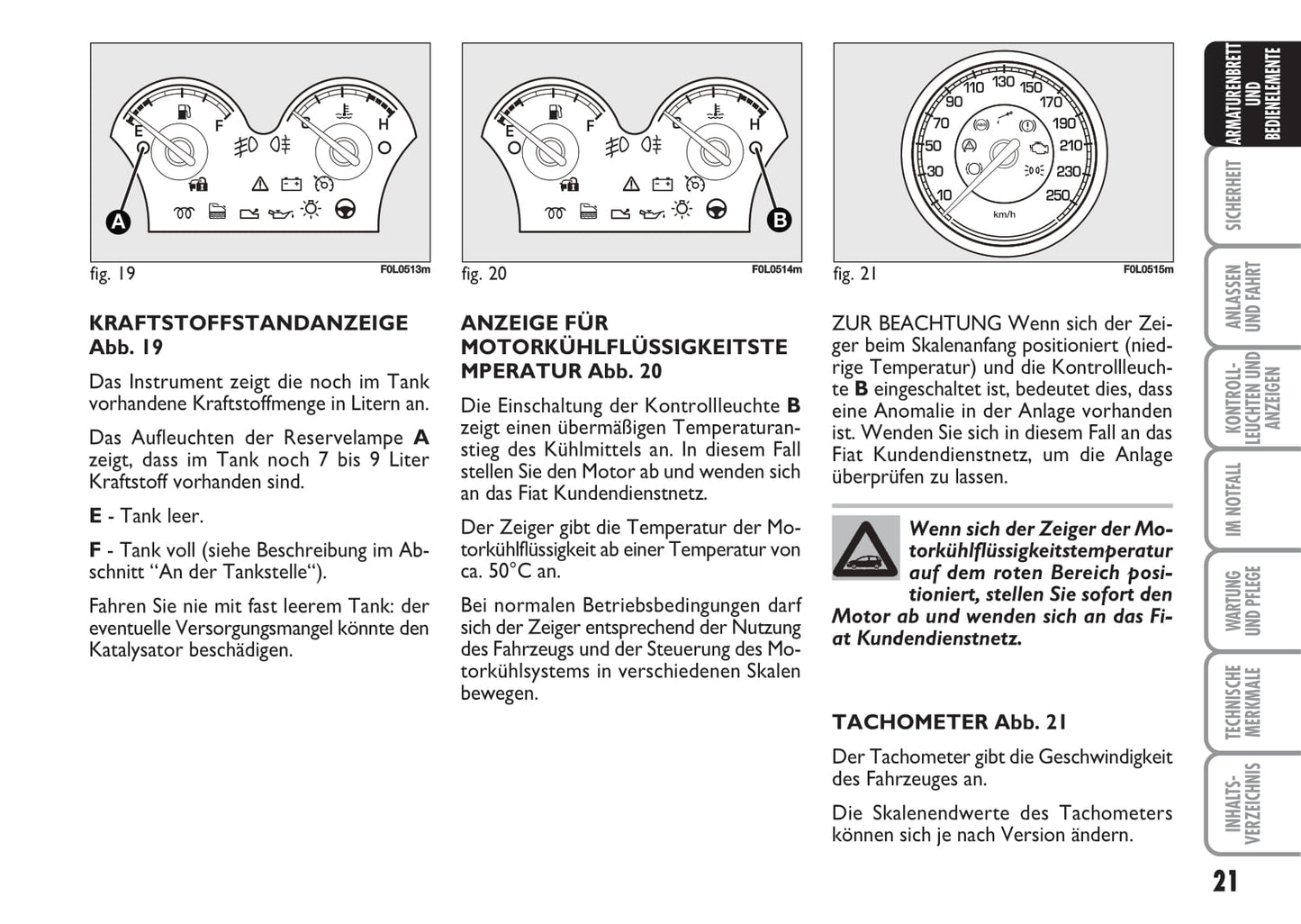 2009-2010 Fiat Croma Owner's Manual | German