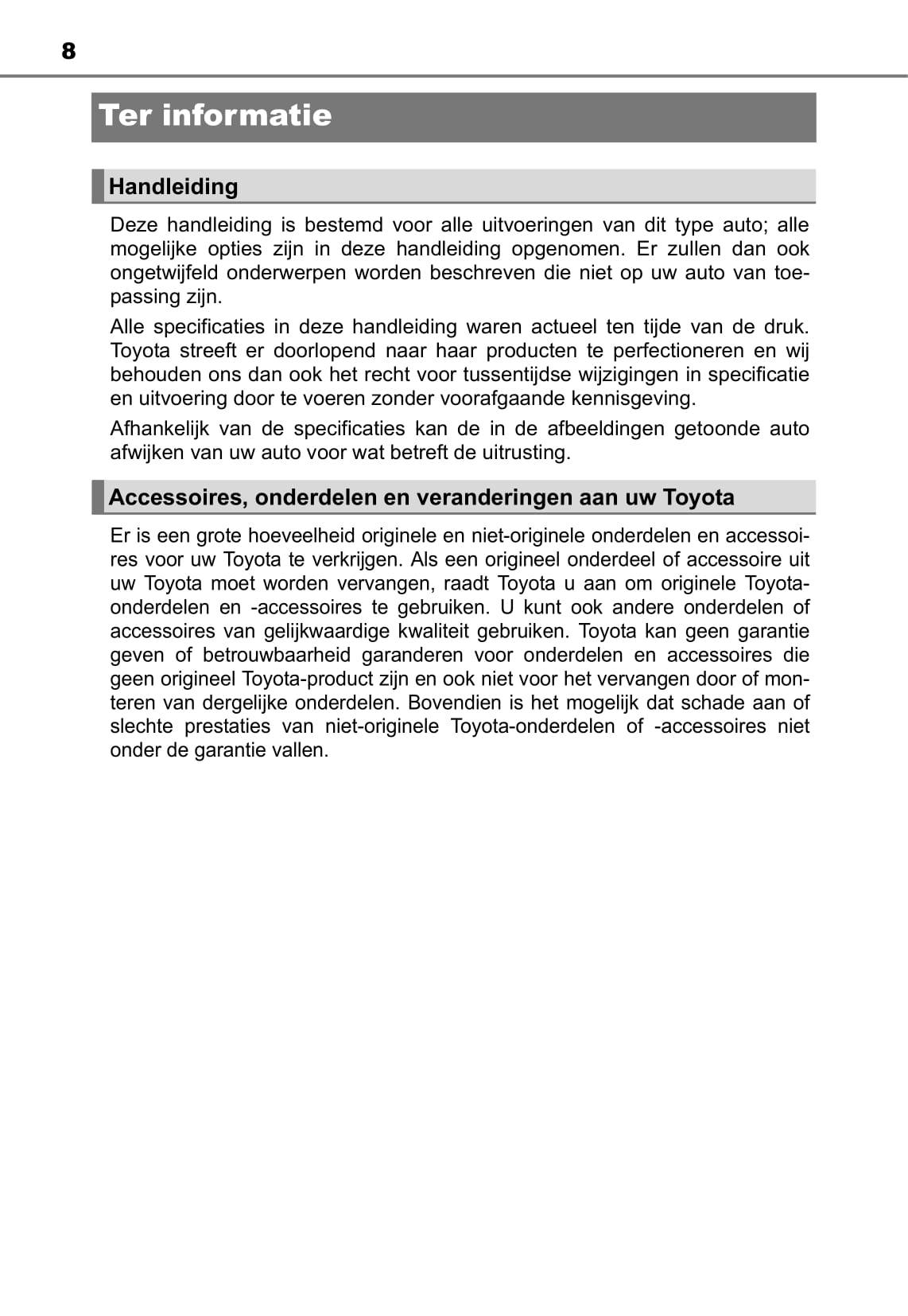2017-2019 Toyota Prius Gebruikershandleiding | Nederlands
