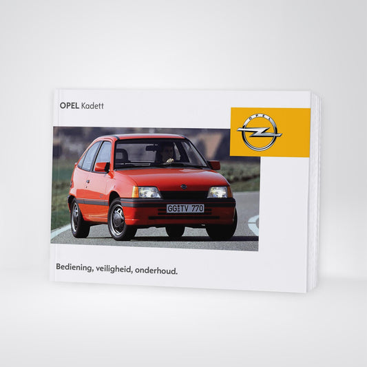 1989-1991 Opel Kadett Gebruikershandleiding | Nederlands