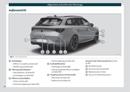 2021 Cupra Leon Owner's Manual | German