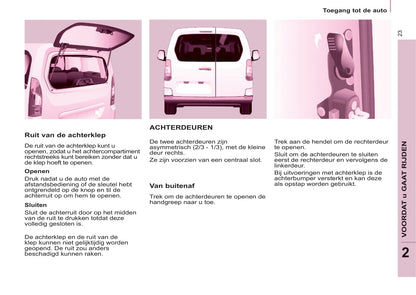 2013-2014 Peugeot Partner Tepee Owner's Manual | Dutch