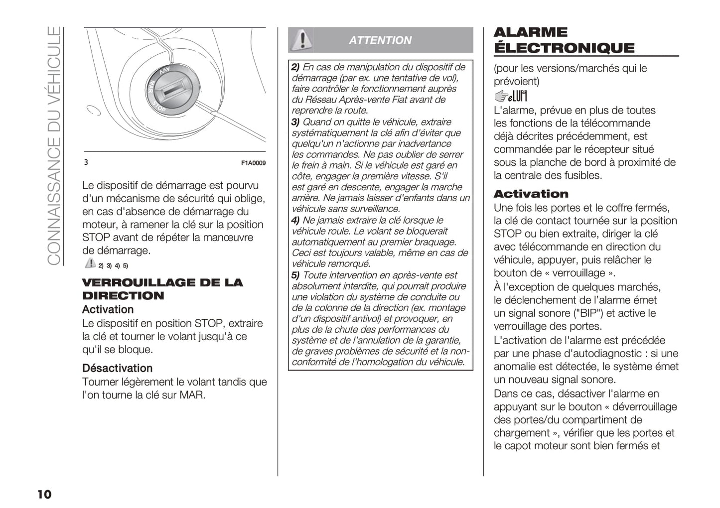 2019-2020 Fiat Ducato Owner's Manual | French