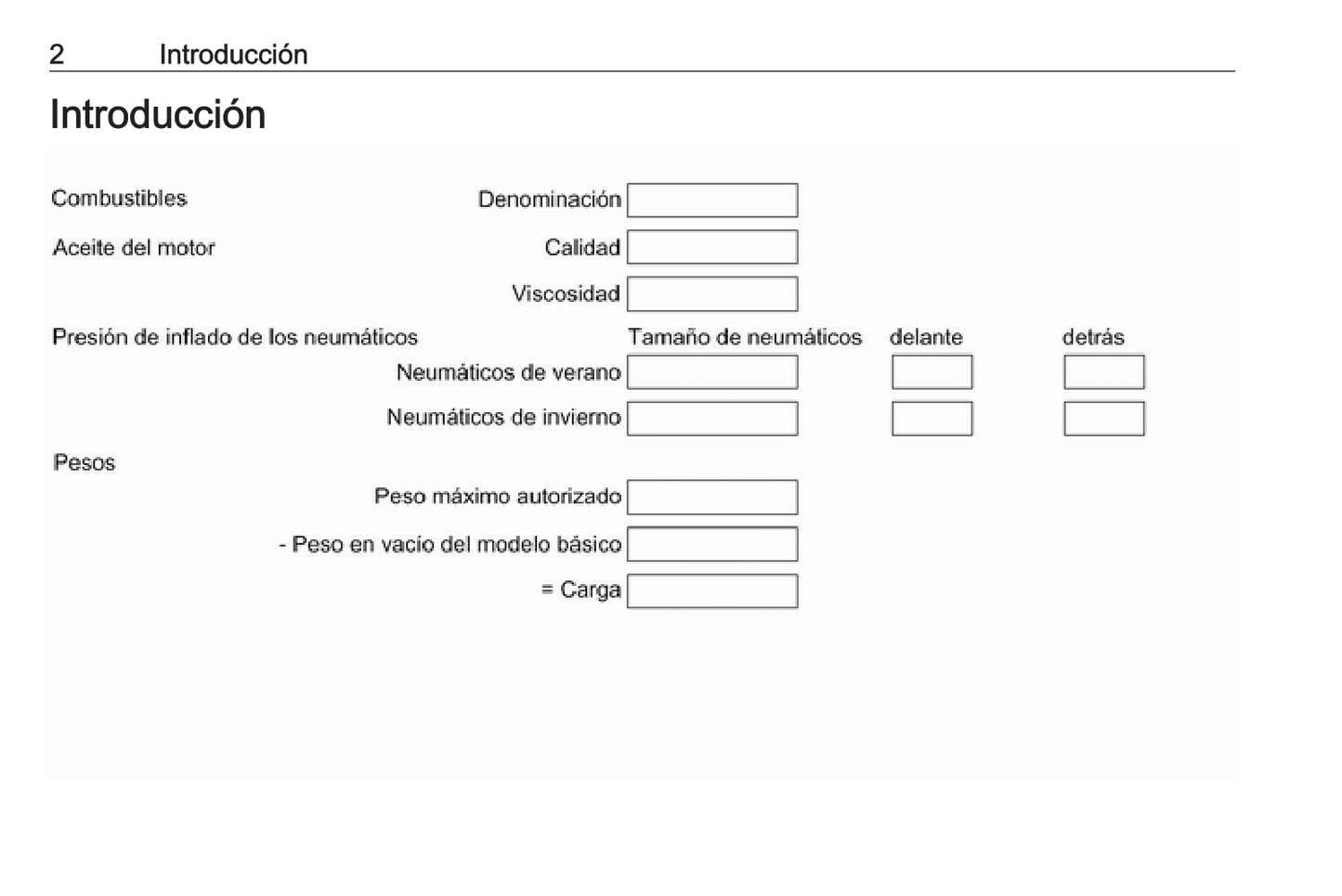 2018 Opel Crossland X Owner's Manual | Spanish