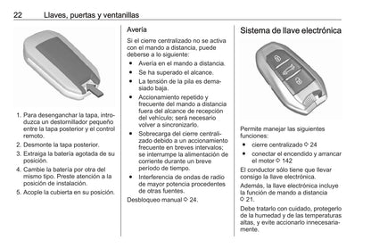 2018 Opel Crossland X Owner's Manual | Spanish