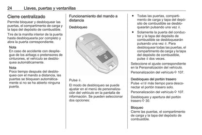 2018 Opel Crossland X Owner's Manual | Spanish