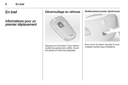 2012-2013 Opel Astra Gebruikershandleiding | Frans