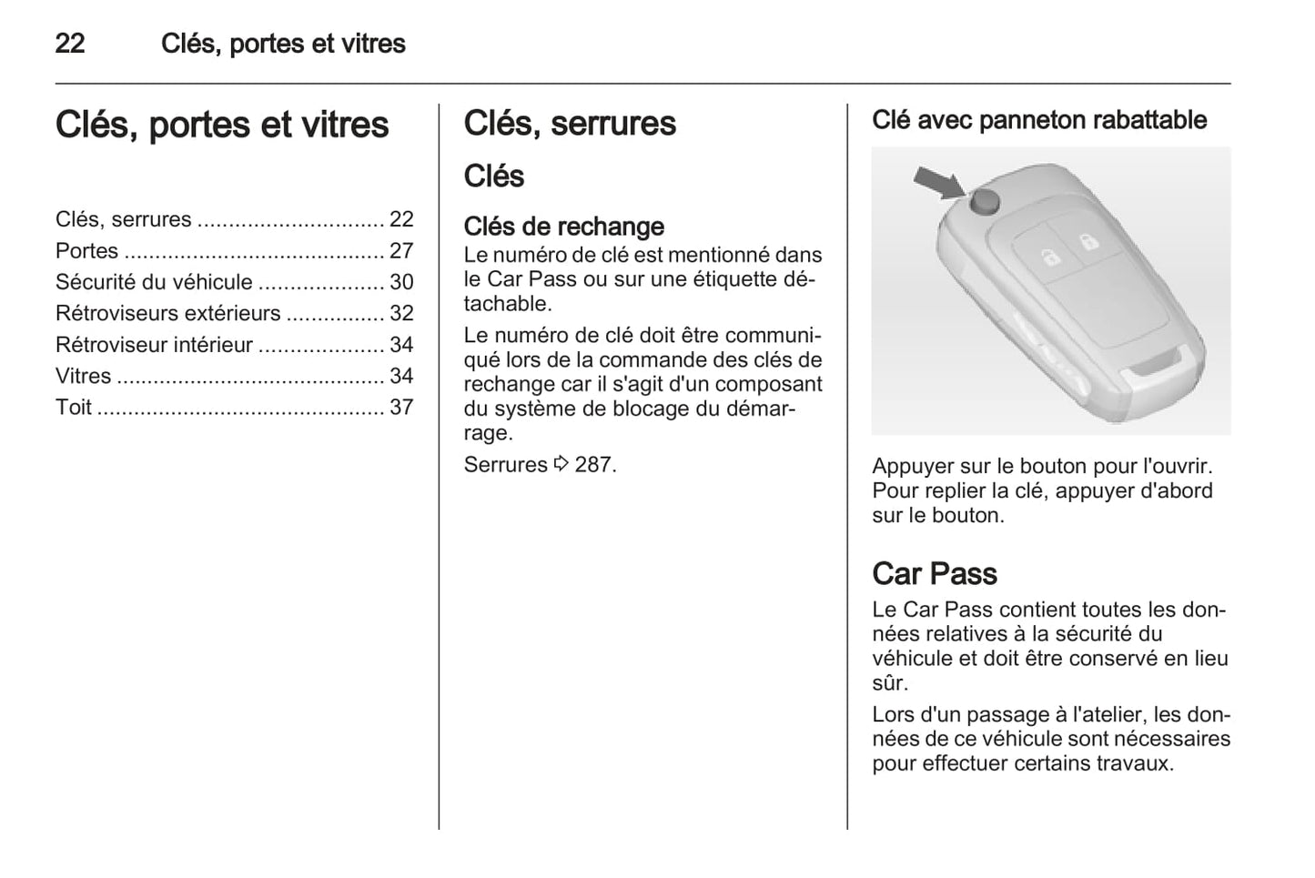 2012-2013 Opel Astra Owner's Manual | French