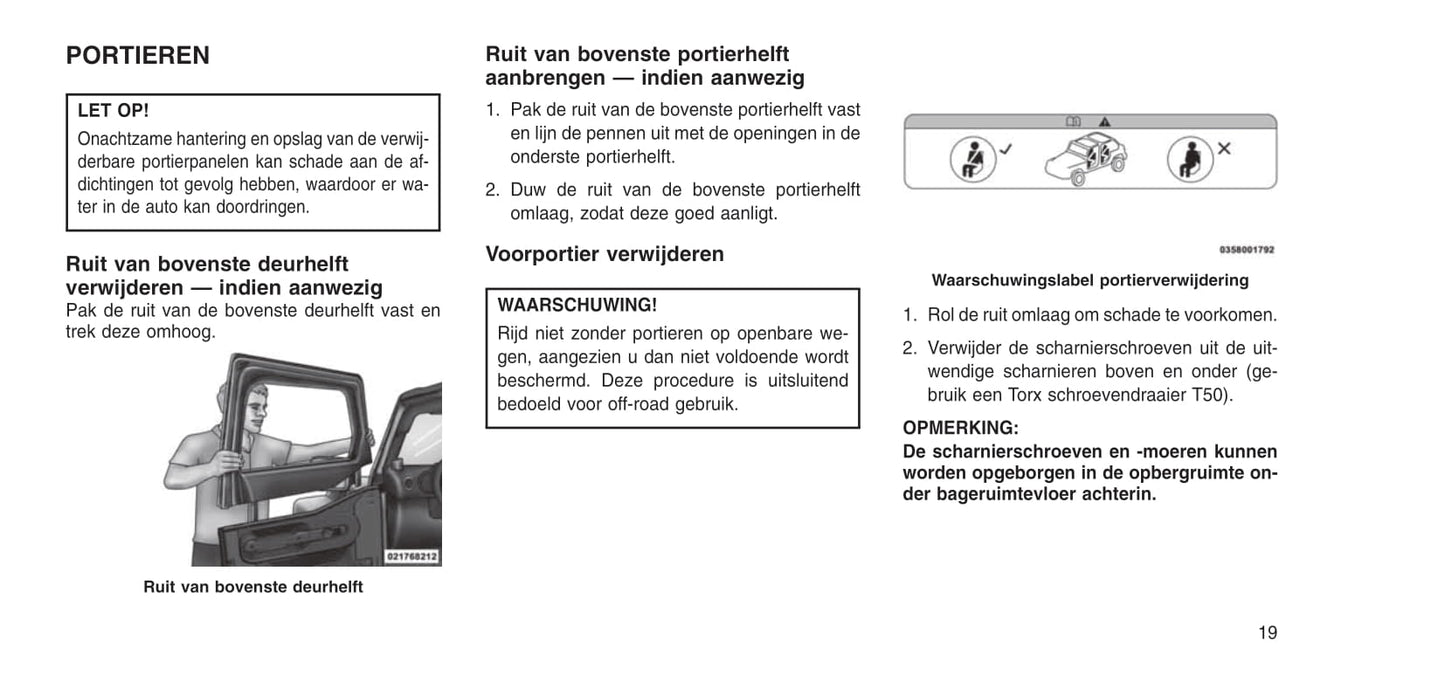 2006-2016 Jeep Wrangler Gebruikershandleiding | Nederlands