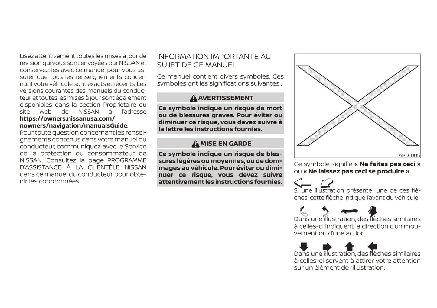 2019 Nissan Micra Owner's Manual | French