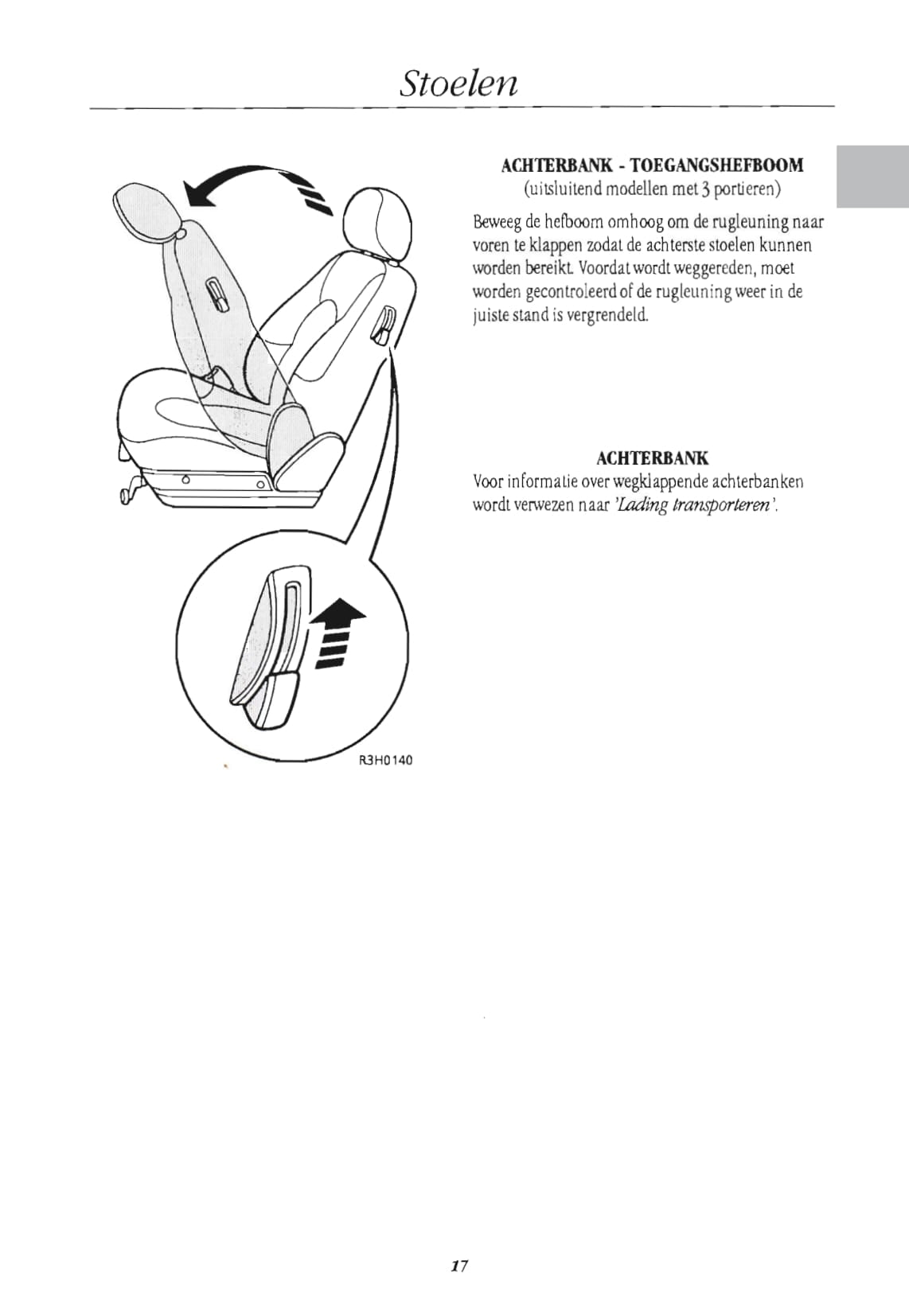 1996-1999 Rover 200 Serie Owner's Manual | Dutch