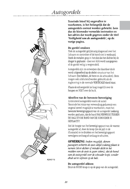 1996-1999 Rover 200 Serie Gebruikershandleiding | Nederlands