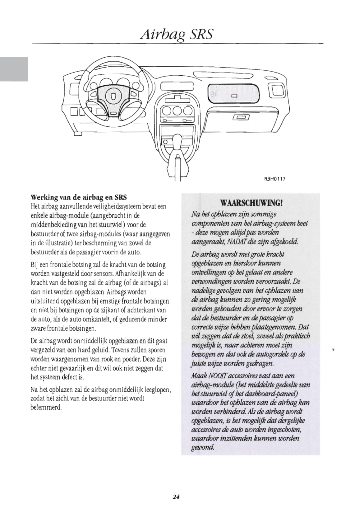 1996-1999 Rover 200 Serie Bedienungsanleitung | Niederländisch