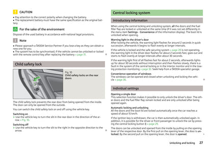 2009-2010 Skoda Octavia Owner's Manual | English