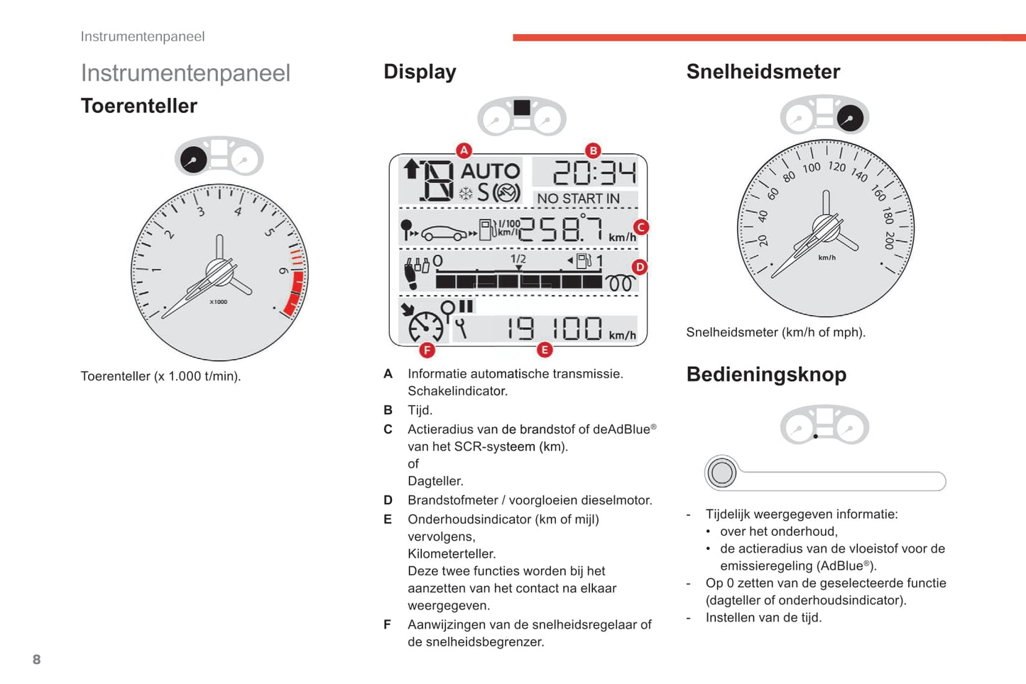 2017-2018 Citroën C-Elysée Gebruikershandleiding | Nederlands