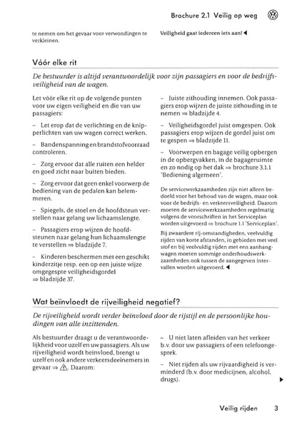 2002-2009 Volkswagen Phaeton Gebruikershandleiding | Nederlands