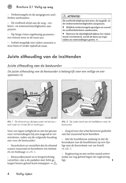 2002-2009 Volkswagen Phaeton Owner's Manual | Dutch