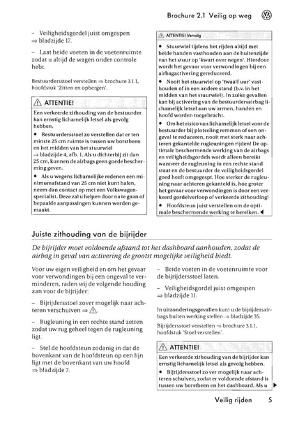 2002-2009 Volkswagen Phaeton Owner's Manual | Dutch