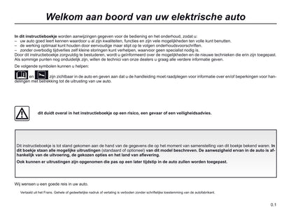 2016-2019 Renault Zoe Gebruikershandleiding | Nederlands
