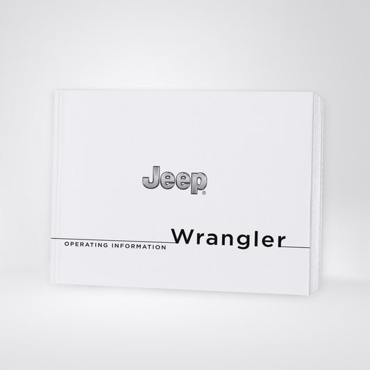 2007-2017 Jeep Wrangler Unlimited Gebruikershandleiding | Engels