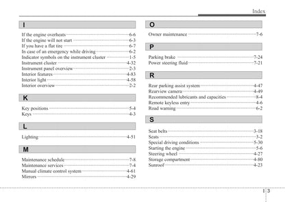 2012 Kia Rondo Owner's Manual | English