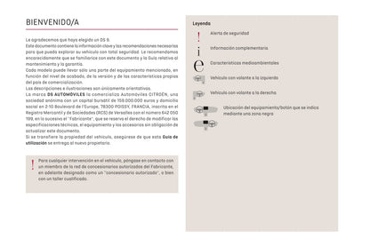 2021-2023 DS Autmobiles DS 9 Owner's Manual | Spanish