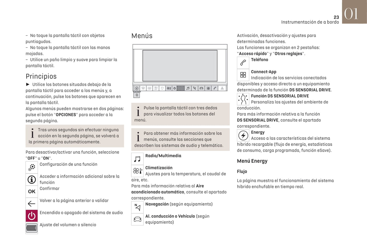 2021-2023 DS Autmobiles DS 9 Gebruikershandleiding | Spaans