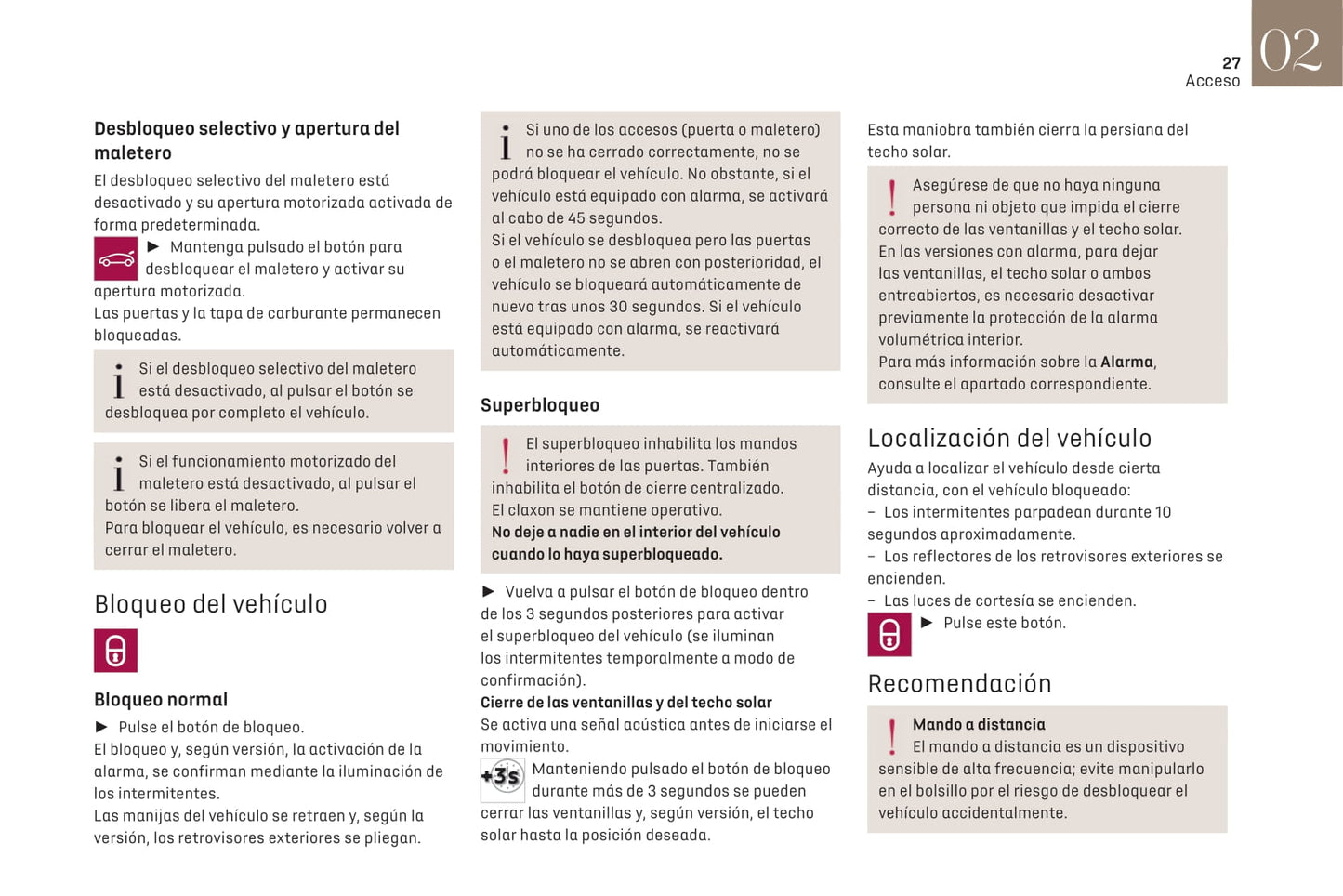 2021-2023 DS Autmobiles DS 9 Owner's Manual | Spanish