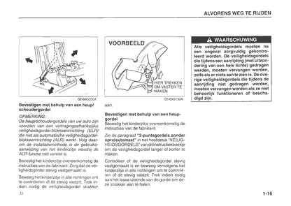 1995-1997 Suzuki Baleno Owner's Manual | Dutch