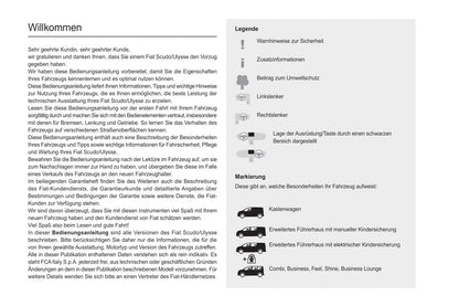 2022-2023 Fiat Scudo Ulysse Gebruikershandleiding | Duits