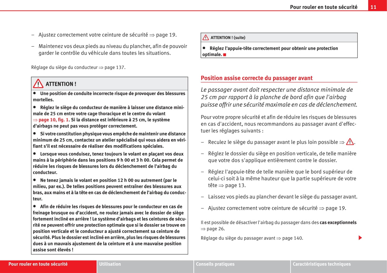 2007-2009 Seat Altea Freetrack Gebruikershandleiding | Frans