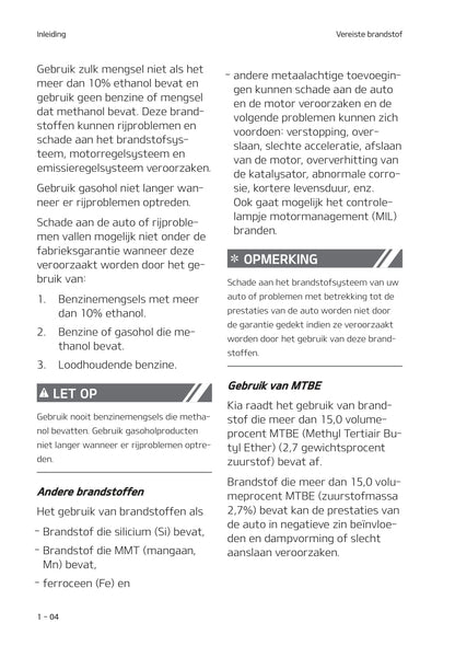2020-2023 Kia Picanto Gebruikershandleiding | Nederlands