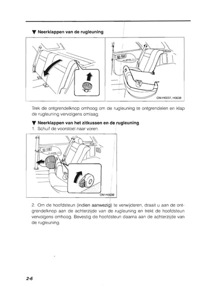 1993-1998 Subaru Impreza Owner's Manual | Dutch
