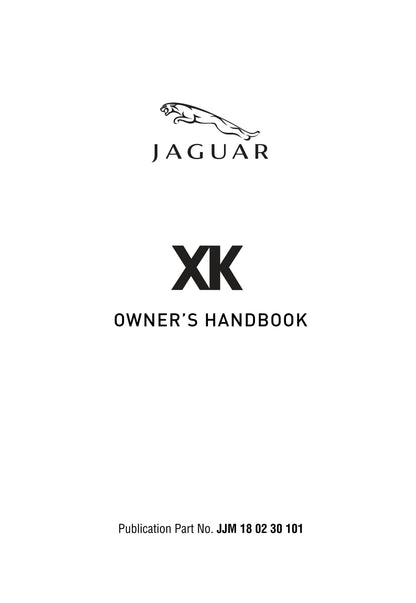 2009 Jaguar XK Gebruikershandleiding | Engels