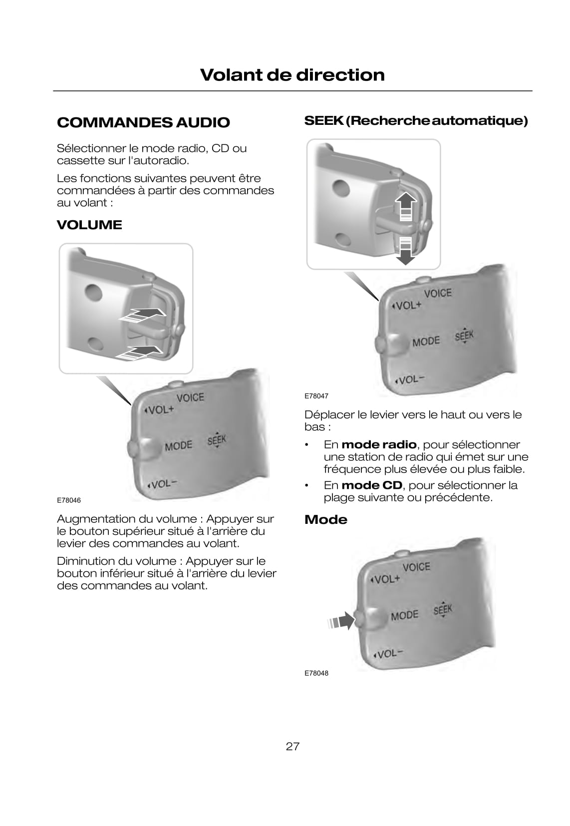 2010-2011 Ford Transit Owner's Manual | French