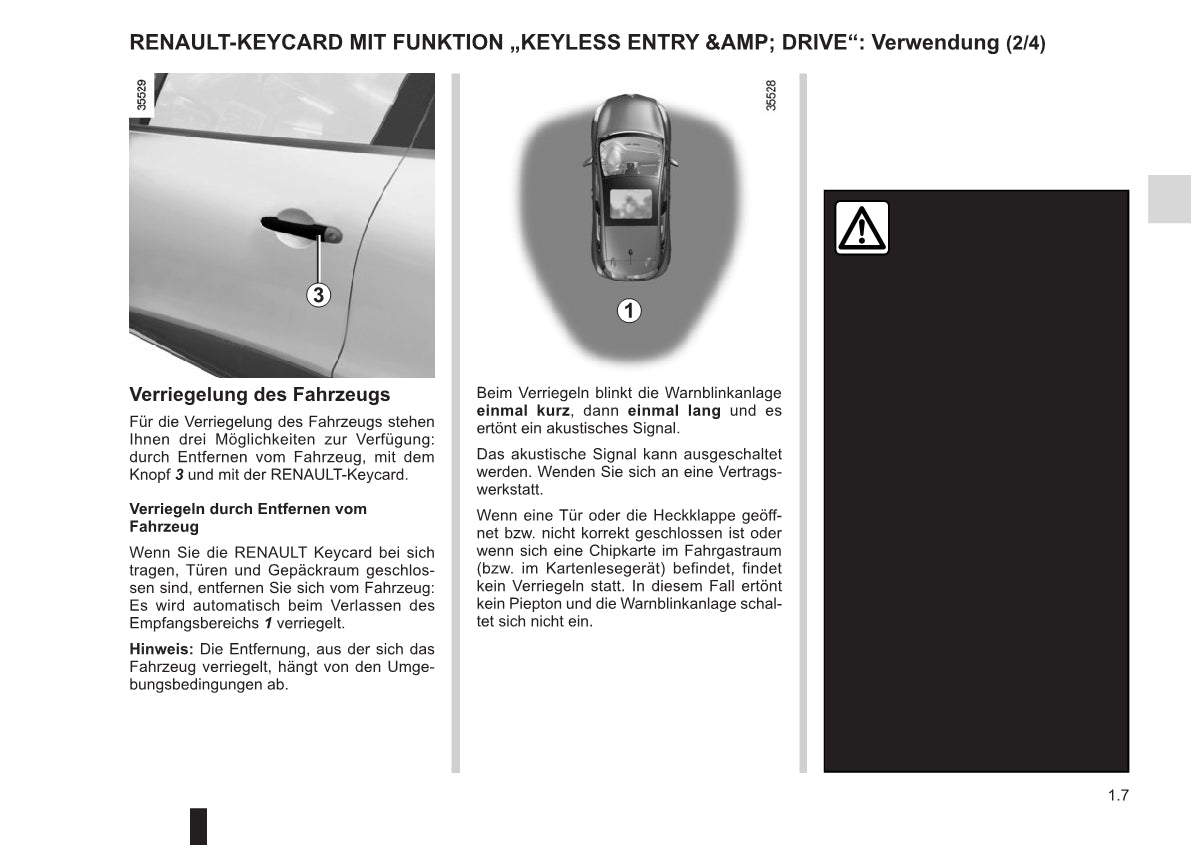 2015-2016 Renault Clio Owner's Manual | German