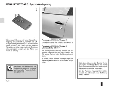 2015-2016 Renault Clio Owner's Manual | German