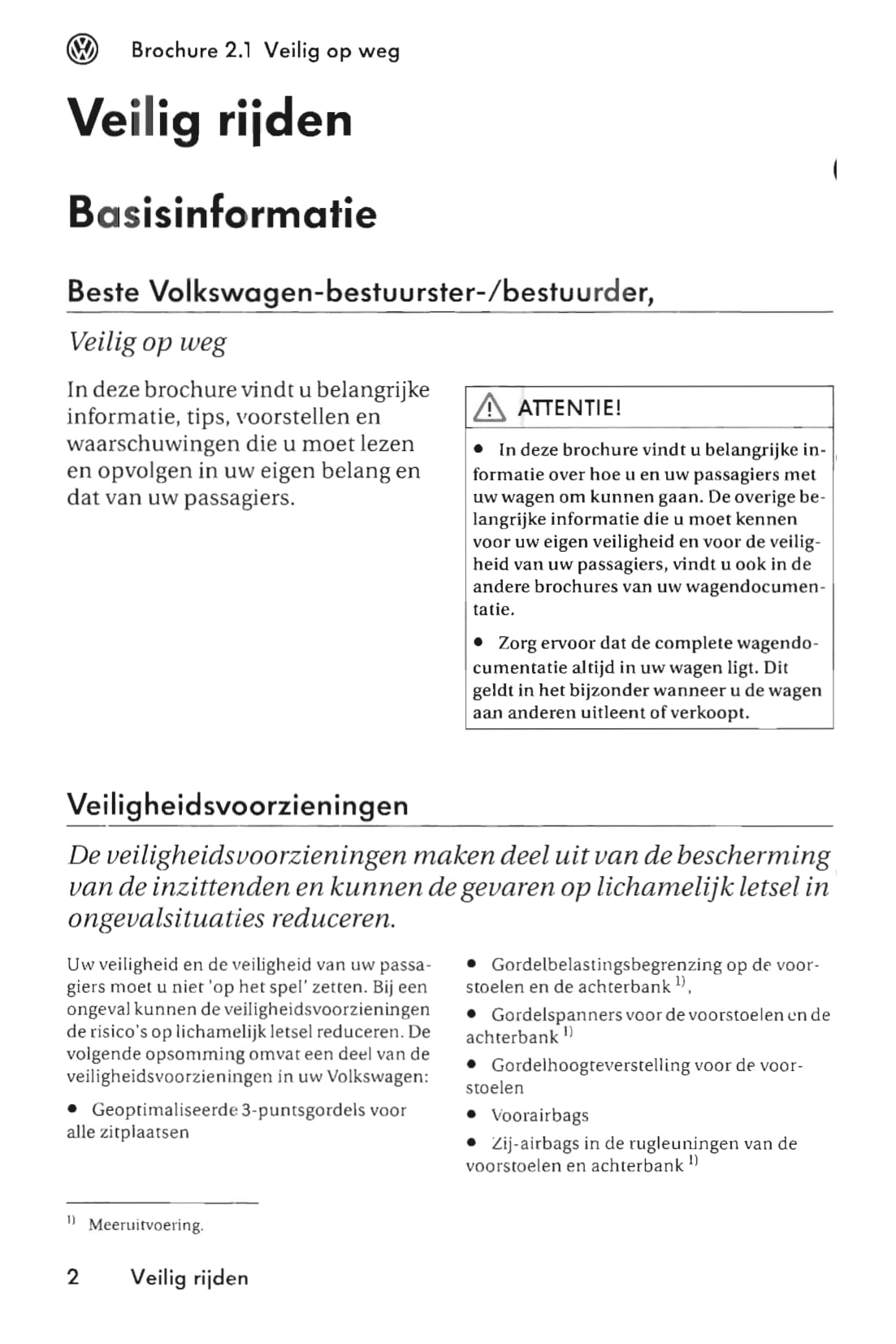 2003-2008 Volkswagen Golf Gebruikershandleiding | Nederlands