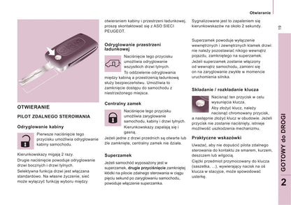 2011-2012 Peugeot Expert Owner's Manual | Polish