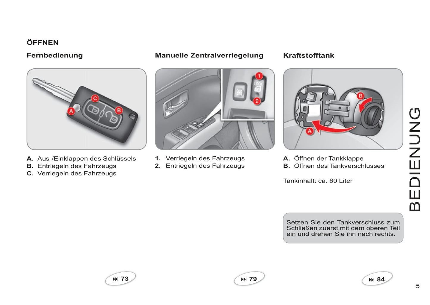 2011-2012 Citroën C-Crosser Owner's Manual | German