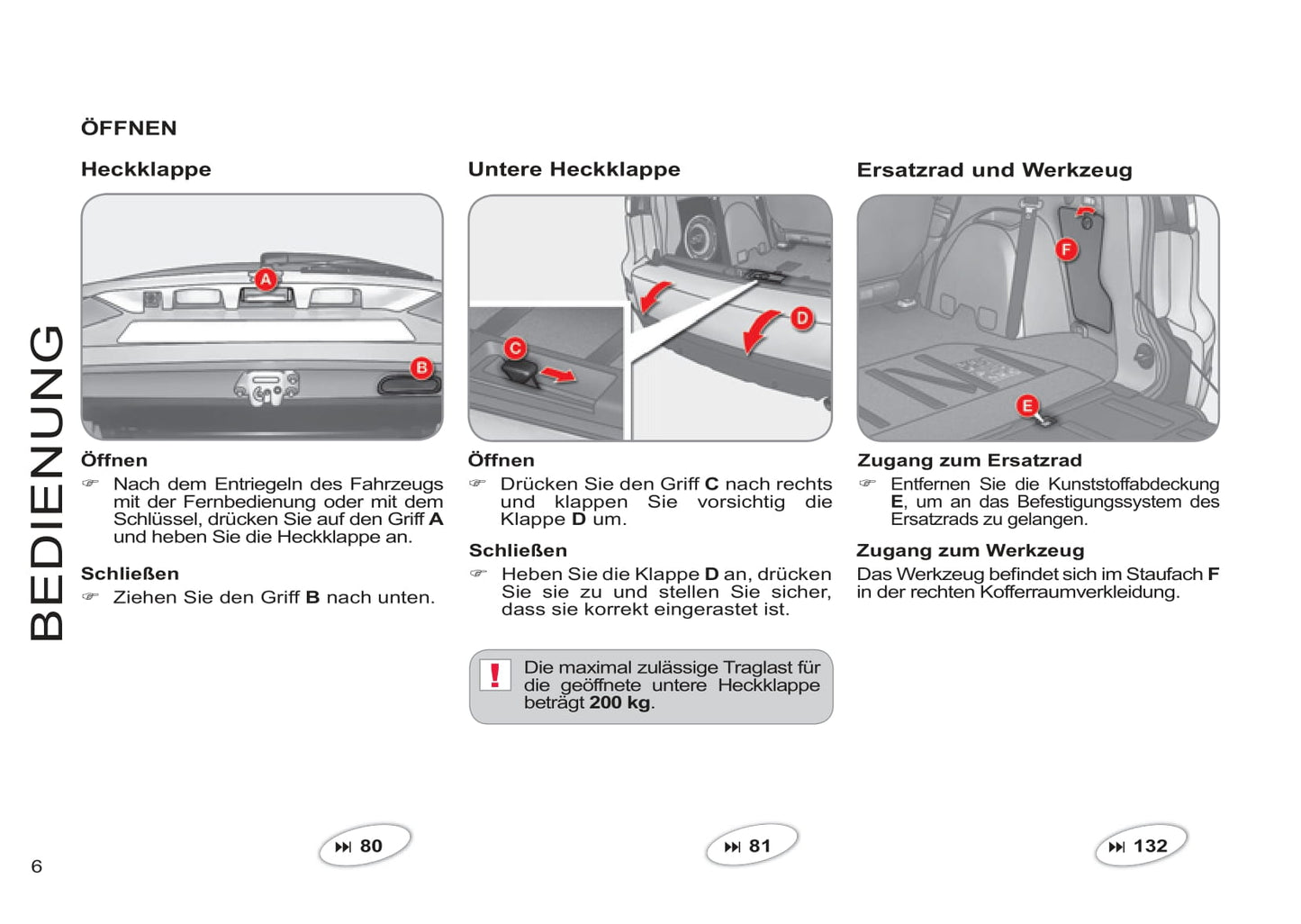 2011-2012 Citroën C-Crosser Owner's Manual | German