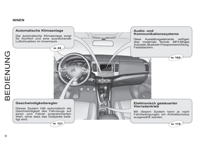 2011-2012 Citroën C-Crosser Owner's Manual | German