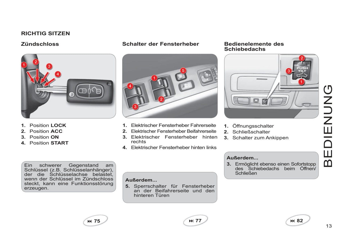 2011-2012 Citroën C-Crosser Owner's Manual | German