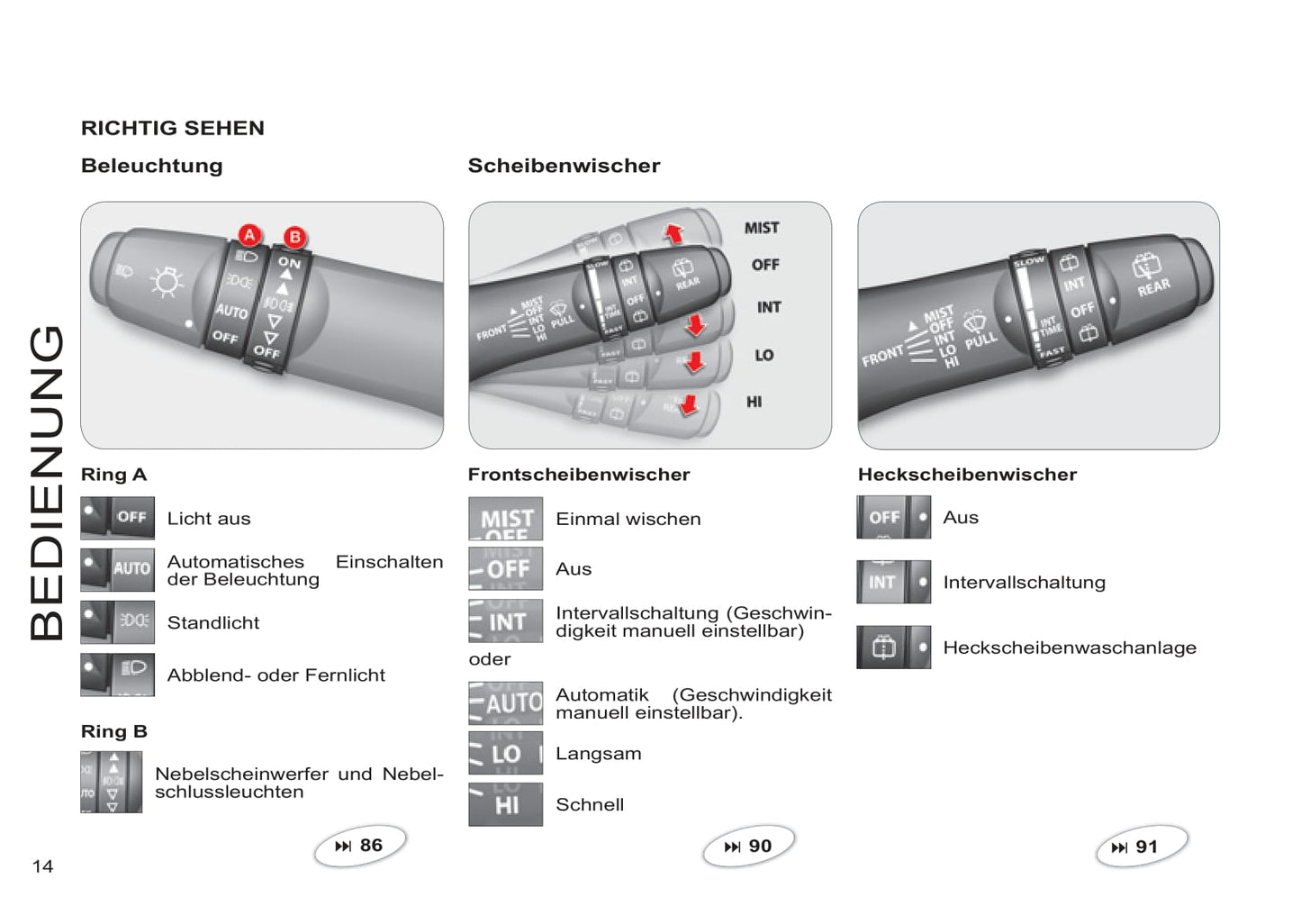 2011-2012 Citroën C-Crosser Owner's Manual | German