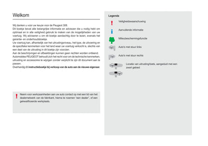 2021-2022 Peugeot 308 Gebruikershandleiding | Nederlands