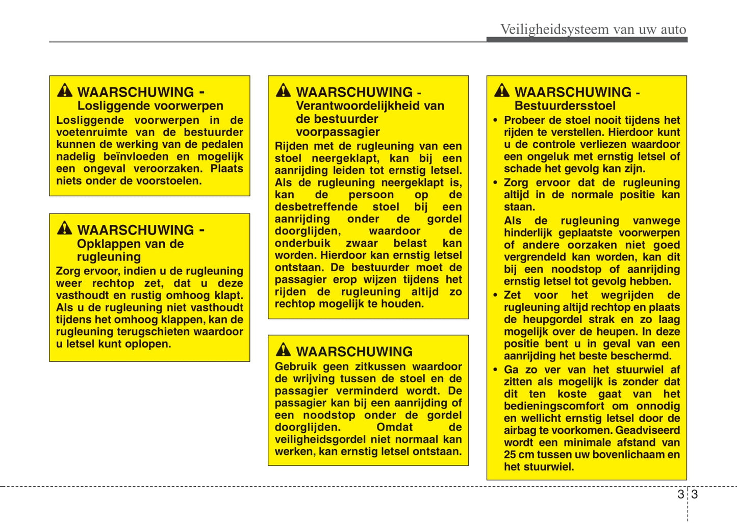 2012-2013 Kia Sorento Owner's Manual | Dutch