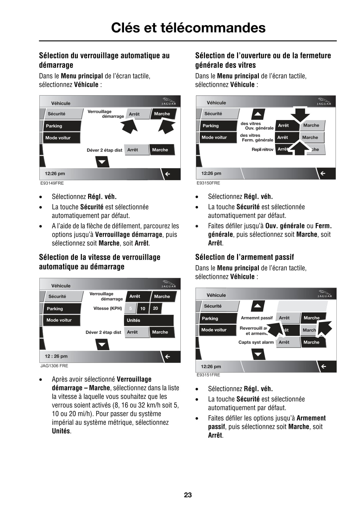 2008-2009 Jaguar XF Owner's Manual | French