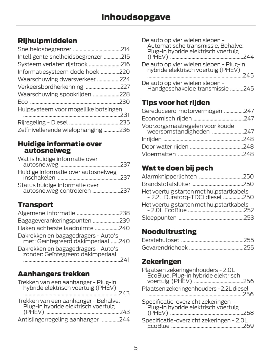 2019-2020 Ford Tourneo Custom Gebruikershandleiding | Nederlands